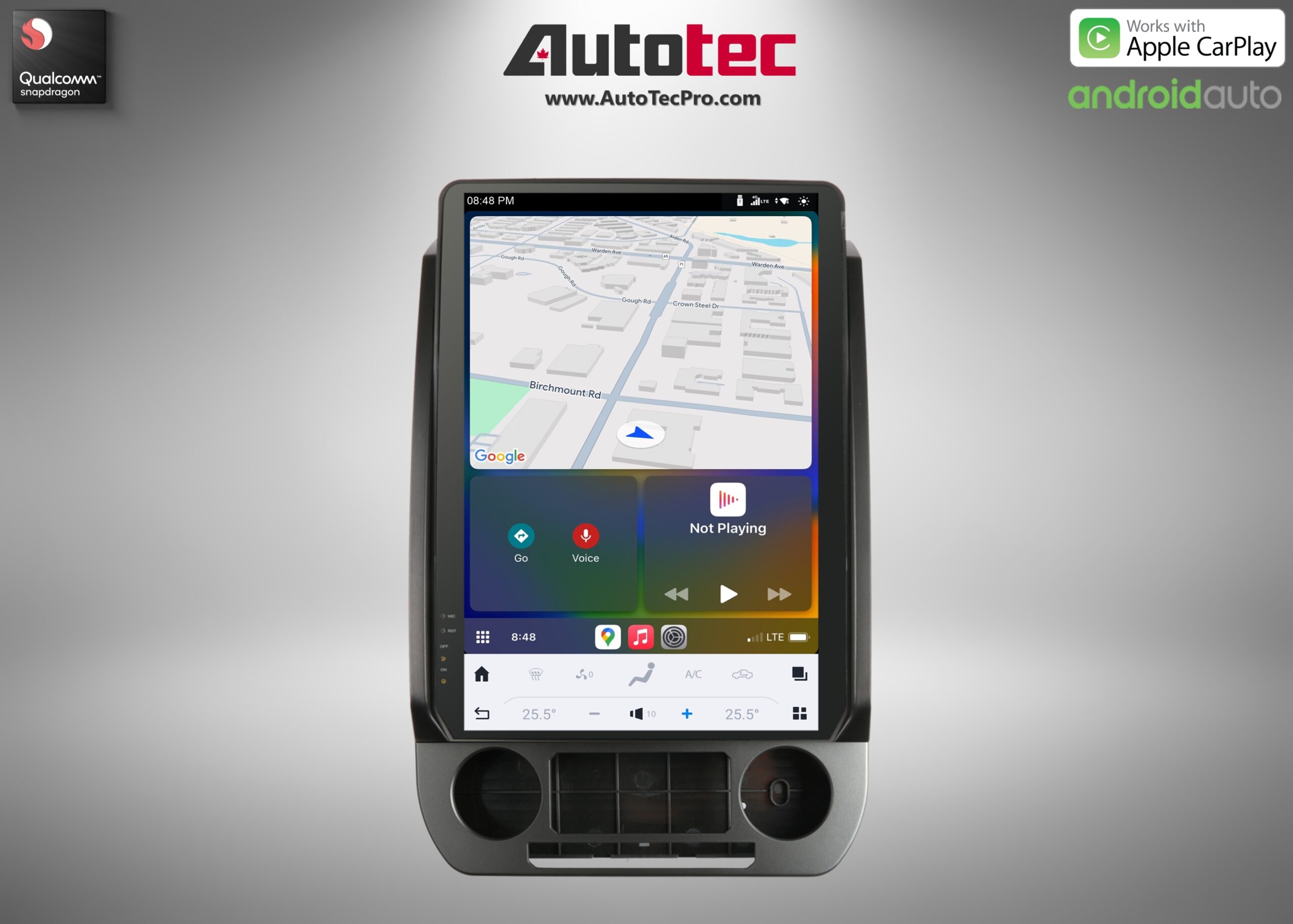 Ford F150 (2015 – 2021) 14.4″ IPS QHD 2K Touch-Screen Navigation & Infotainment System | Android 13 | GPS | BT | Wifi | CarPlay | SYNC | 4G LTE