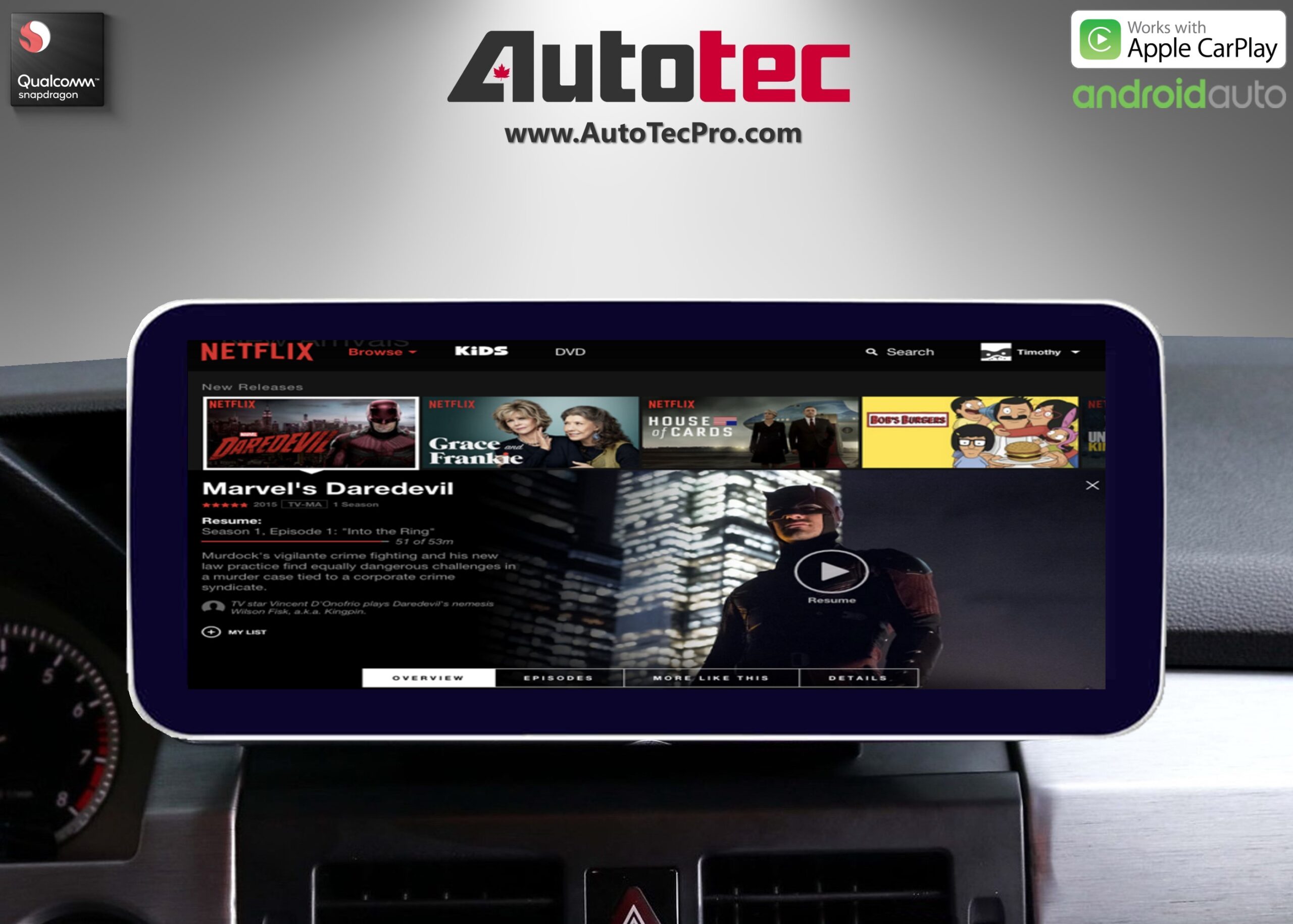 Mercedes-Benz GLK (2008-2012 | X204) Direct-Fit 10.25″ / 12.3″ HD IPS Touch-Screen Android Navigation | Android 14 | BT | CarPlay | Camera