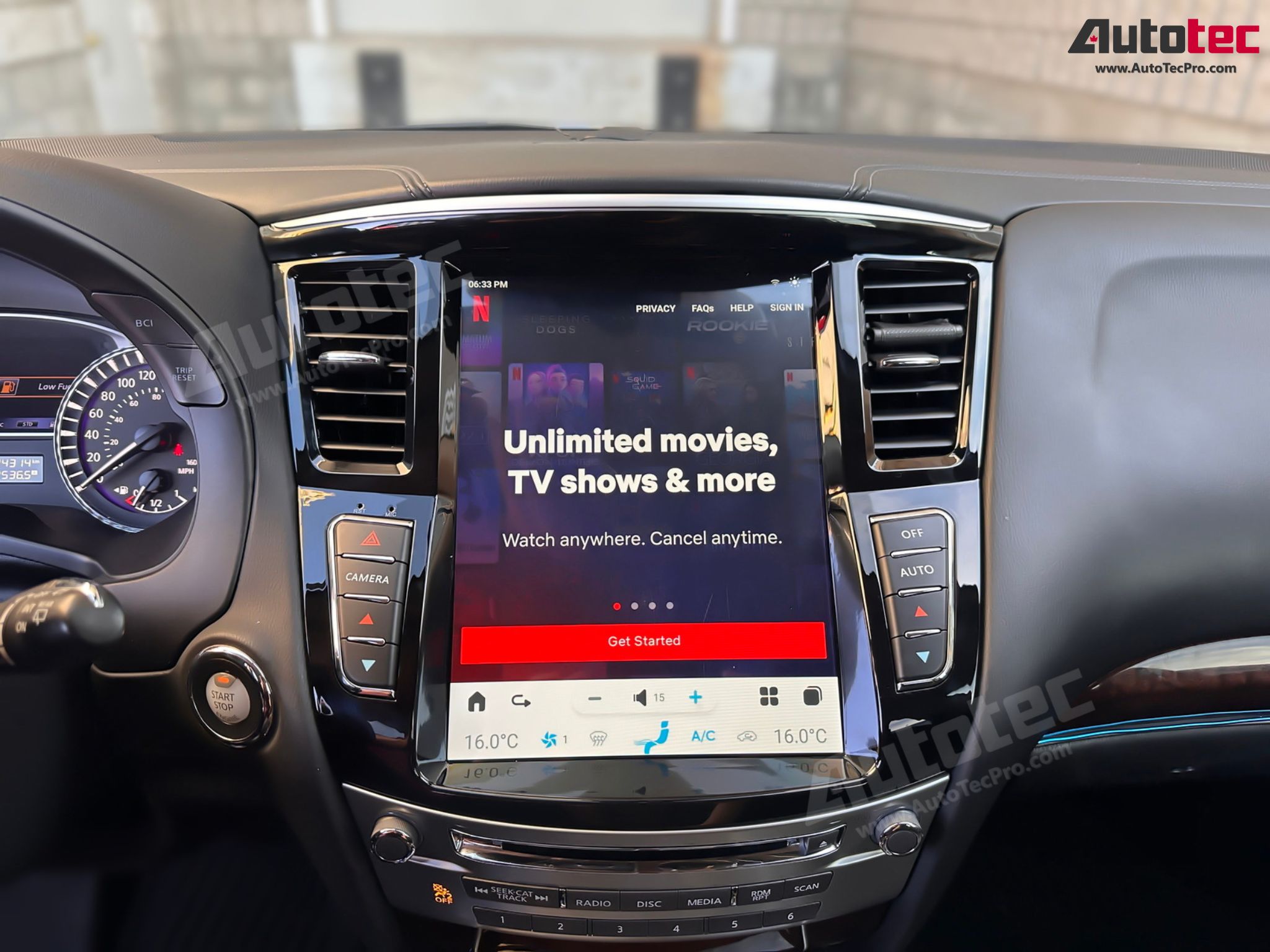 Infiniti QX60 / JX35 (2013 – 2020) 12.1” HD IPS Touch-Screen Navigation & Infotainment System | Android 13 | GPS | BT | Wifi | CarPlay | Android Auto | 4G LTE