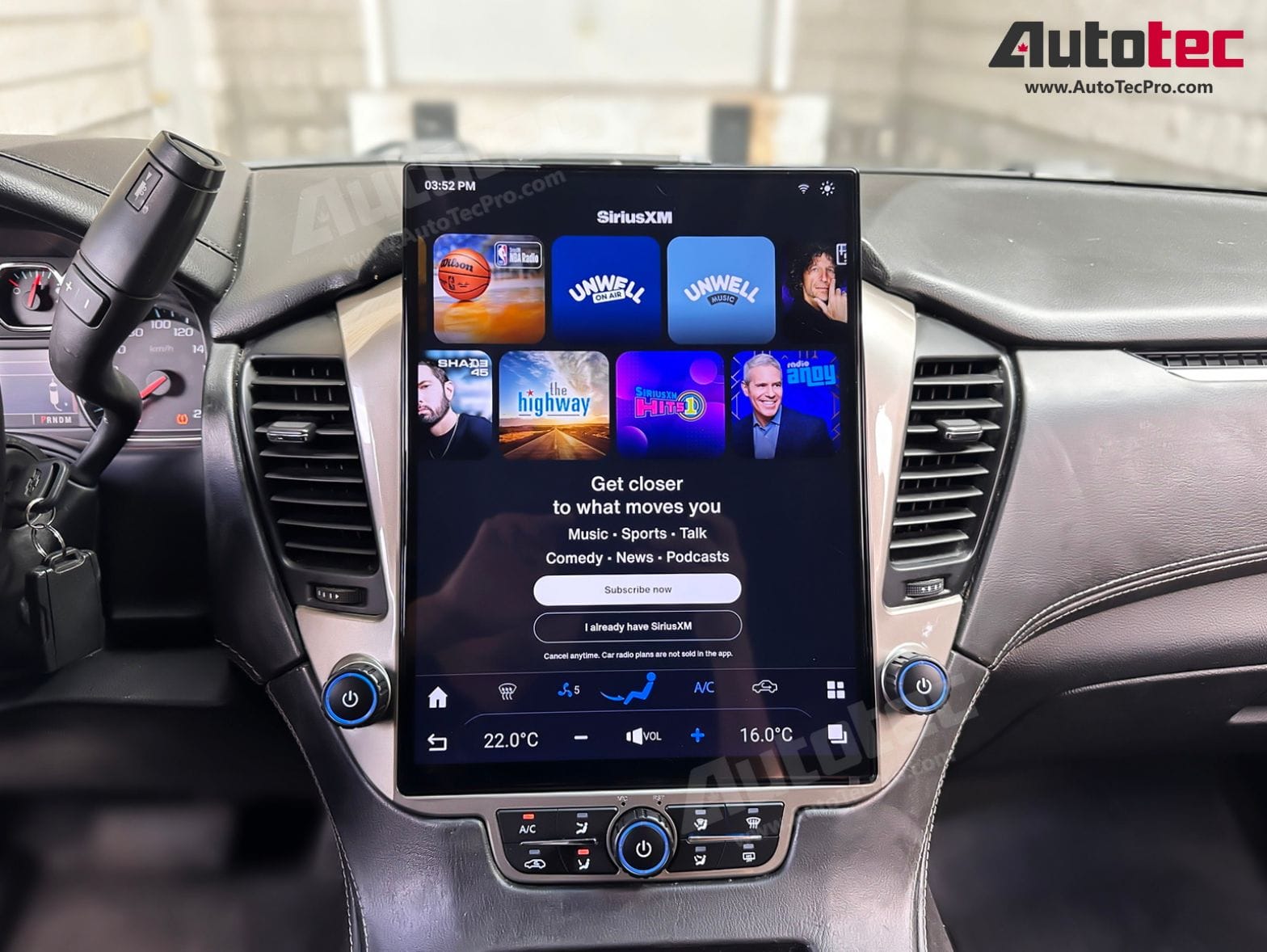 Chevrolet Tahoe / Suburban / GMC Yukon (2015 – 2020) 15.6″ IPS QHD 2K Touch-Screen Navigation & Infotainment System | Android 13 | GPS | BT | Wifi | CarPlay | Onstar | 4G LTE