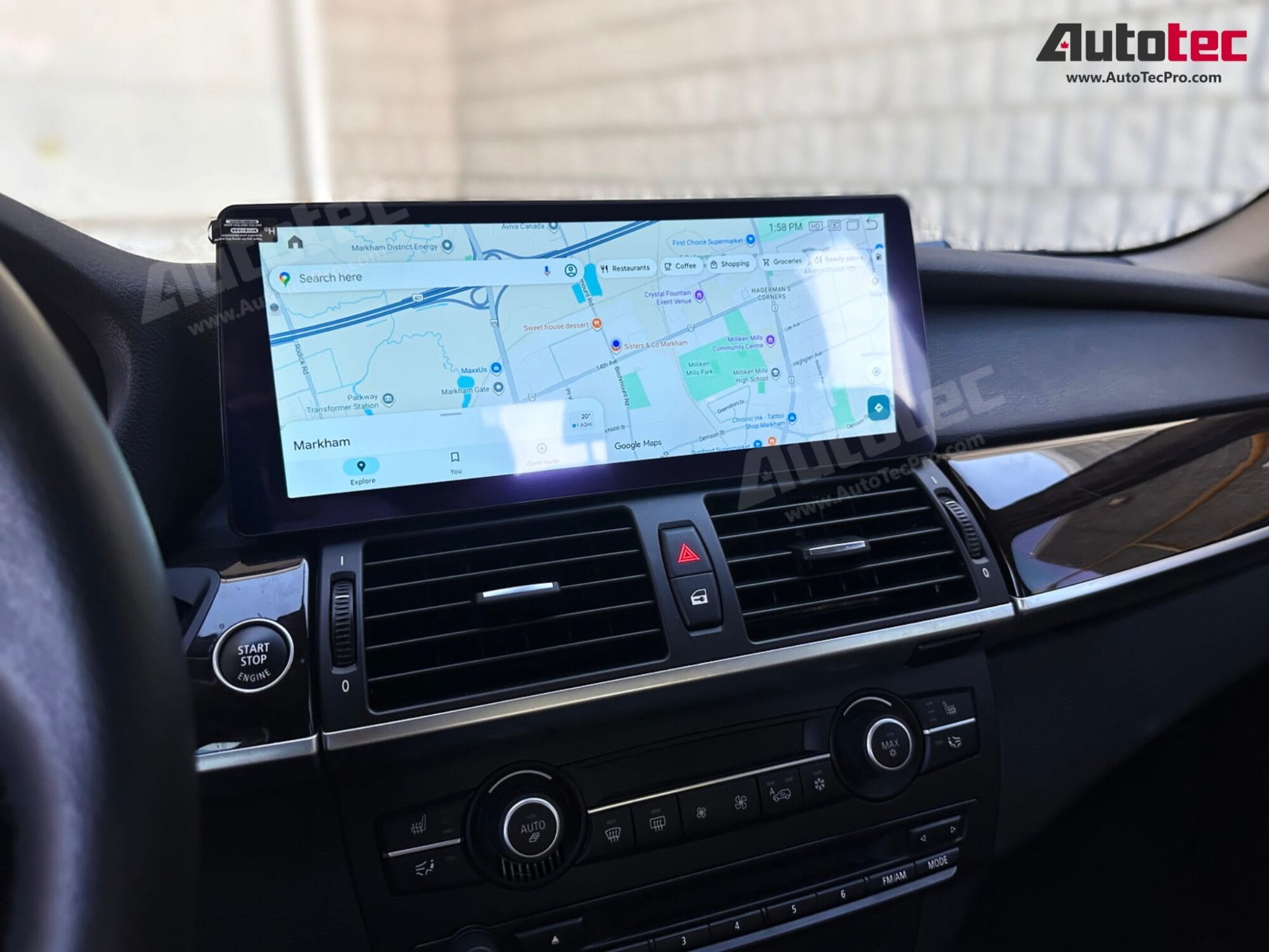 BMW X5/X6 (2007 – 2014) E70 E71 OEM FIT 10.25″ / 12.3″ HD Touch-Screen Android Navigation System | Android 14 | GPS | BT | Wifi | Camera | CarPlay