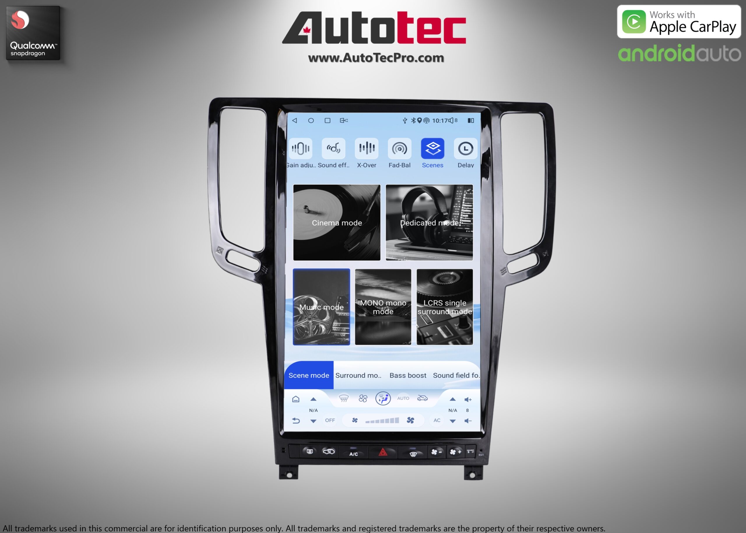 Infiniti G25/G35/G37/G37s (2007 – 2015) 14.5″ (Mark 7) 2K QHD Touch-Screen Navigation & Infotainment System | GPS | BT | Wifi | 4G LTE | CarPlay