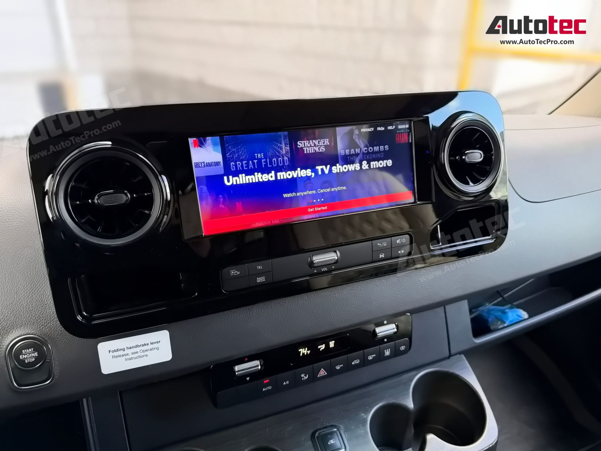 Mercedes-Benz Sprinter (2019 – 2024) Hi-Spec Direct-Fit 10.25″ HD Touch-Screen Android Navigation System | Android 13 | GPS | BT | Wifi | CarPlay | Android Auto | Camera | 4G LTE