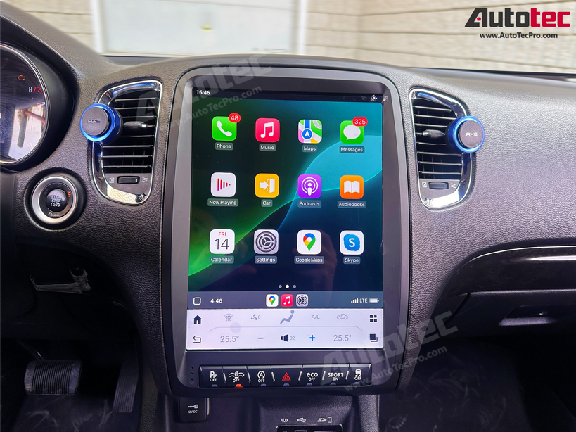 Dodge Durango (2014 – 2020) 13.8″ IPS HD Touch-Screen Android Navigation System | Android 13 | GPS | BT | Wifi | CarPlay | Android Auto | 4G LTE