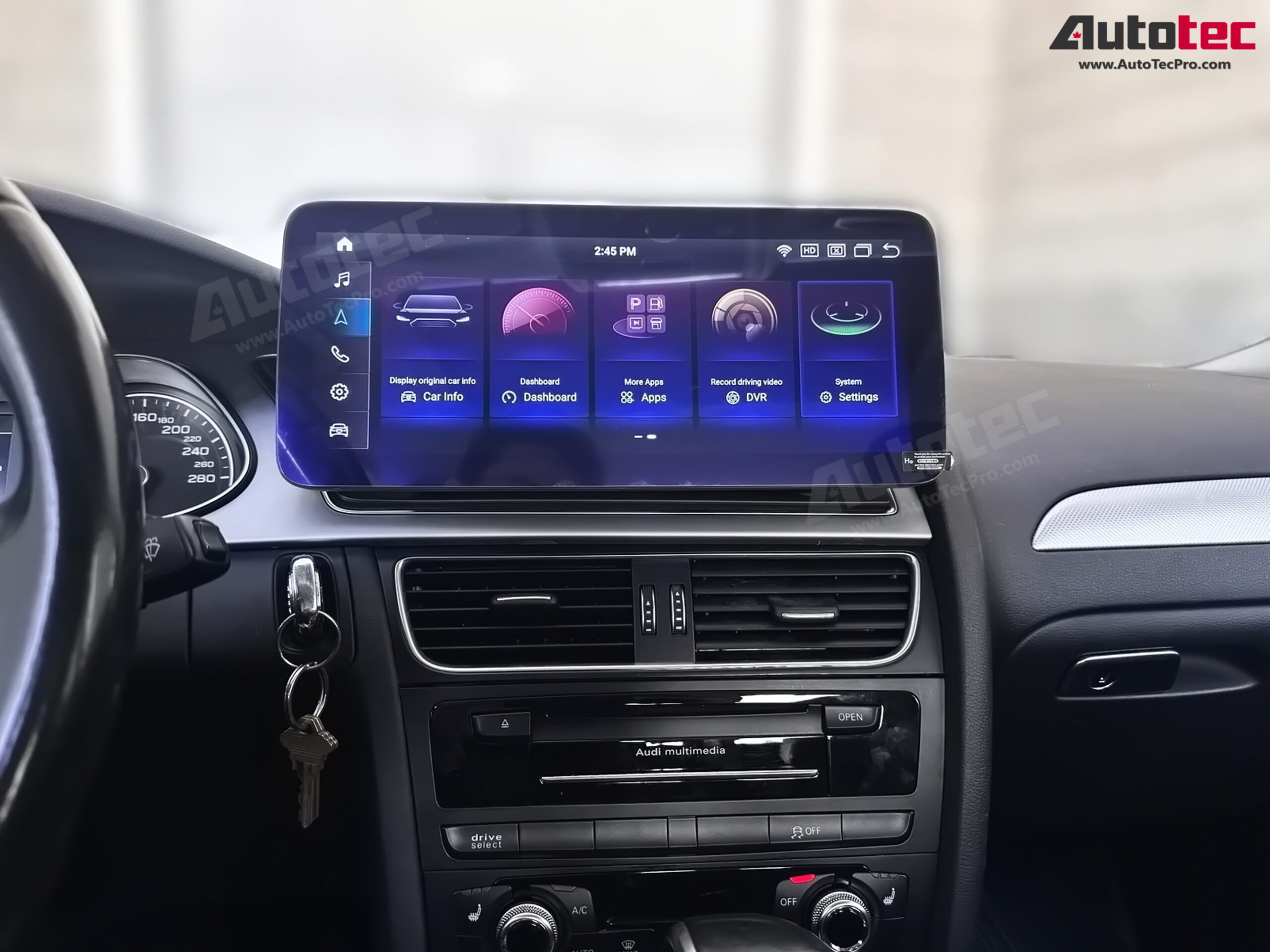 AUDI A4 / A5 (2009 – 2016) OEM FIT 10.25″ / 12.3″ HD IPS Touch-Screen Android Navigation & Infotainment System | Android 14 | GPS | BT | Wifi | 4G LTE | CarPlay | Android Auto | Camera | MMI-3G | MMI-3G+