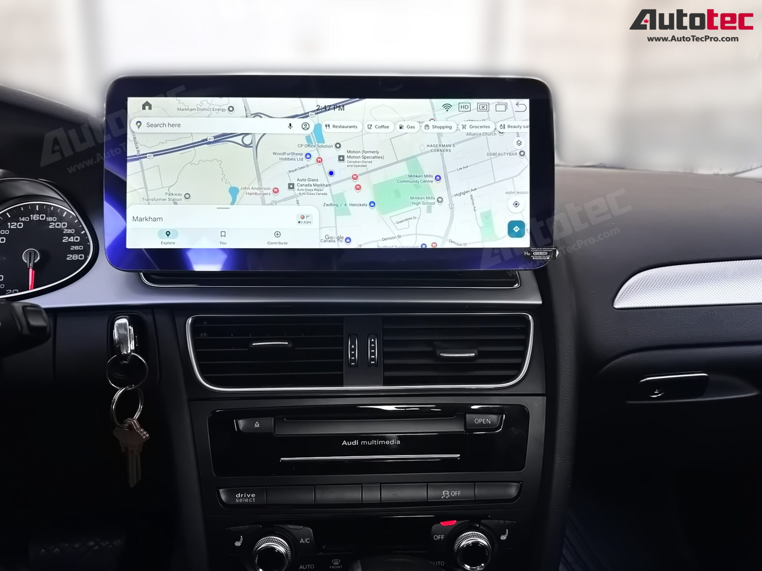 AUDI A4 / A5 (2009 – 2016) OEM FIT 10.25″ / 12.3″ HD IPS Touch-Screen Android Navigation & Infotainment System | Android 14 | GPS | BT | Wifi | 4G LTE | CarPlay | Android Auto | Camera | MMI-3G | MMI-3G+