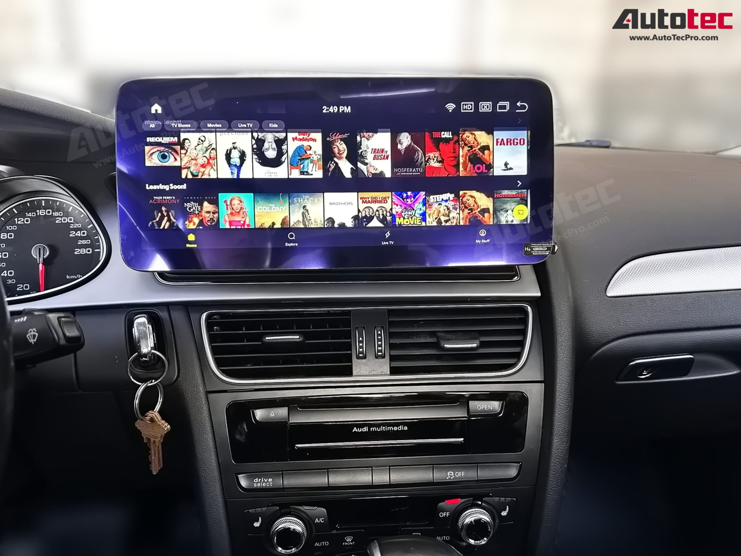 AUDI A4 / A5 (2009 – 2016) OEM FIT 10.25″ / 12.3″ HD IPS Touch-Screen Android Navigation & Infotainment System | Android 14 | GPS | BT | Wifi | 4G LTE | CarPlay | Android Auto | Camera | MMI-3G | MMI-3G+