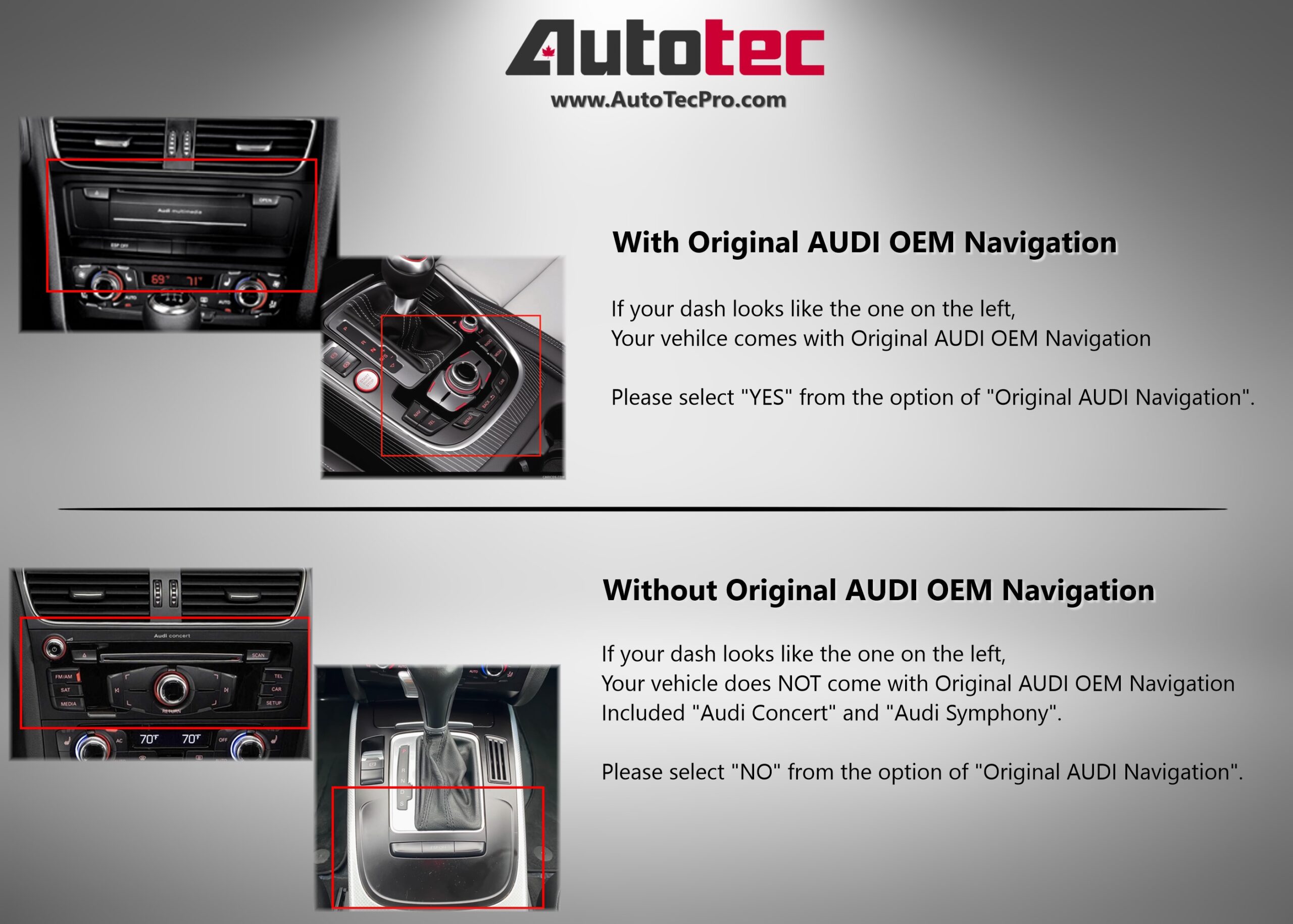 AUDI Q5 / SQ5 (2008 – 2018) OEM FIT 10.25″ / 12.3″ HD IPS Touch-Screen Android Navigation & Infotainment System | Android 14 | GPS | BT | Wifi | 4G LTE | CarPlay | Android Auto | Camera | MMI-3G | MMI-3G+