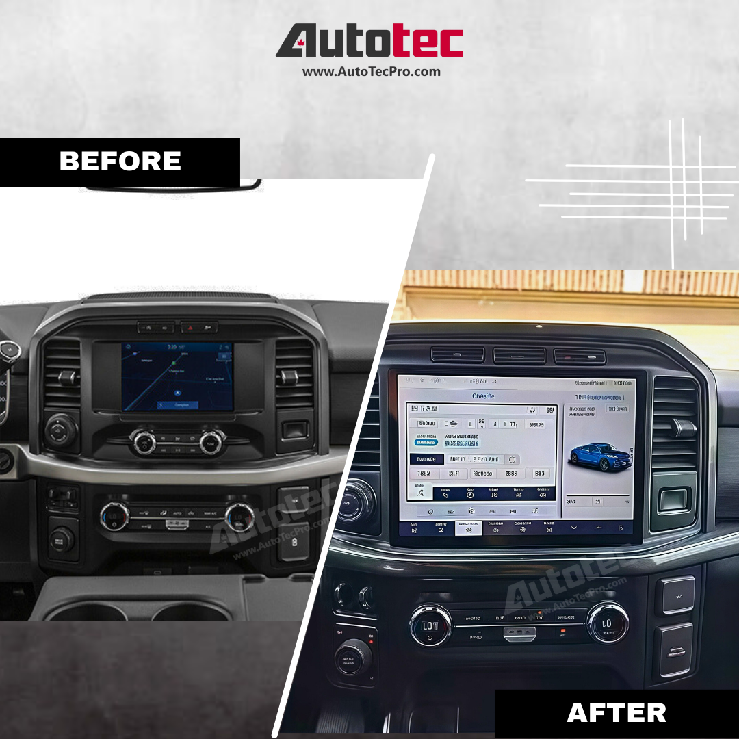 Ford F150 F250 F350 F450 F650 (2021 – 2026) 13.2″ IPS 2K QHD Touch-Screen Navigation & Infotainment System | Android 13 | GPS | BT | Wifi | CarPlay | SYNC 4 | 4G LTE