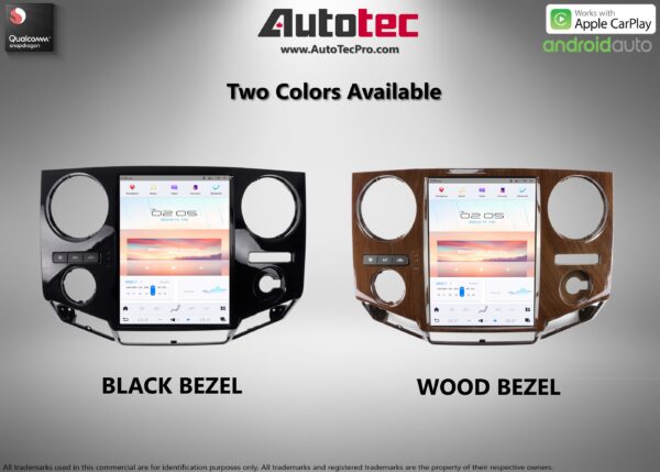 Black and Wood Bezel Black and Wood Bezel