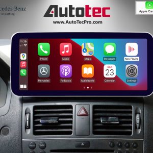 Mercedes-Benz C-Class (2007-2011 | W204) Direct-Fit 10.25″ / 12.3″ HD IPS Touch-Screen Android Navigation System | GPS | BT | Wifi | A2DP | 4G LTE | CarPlay
