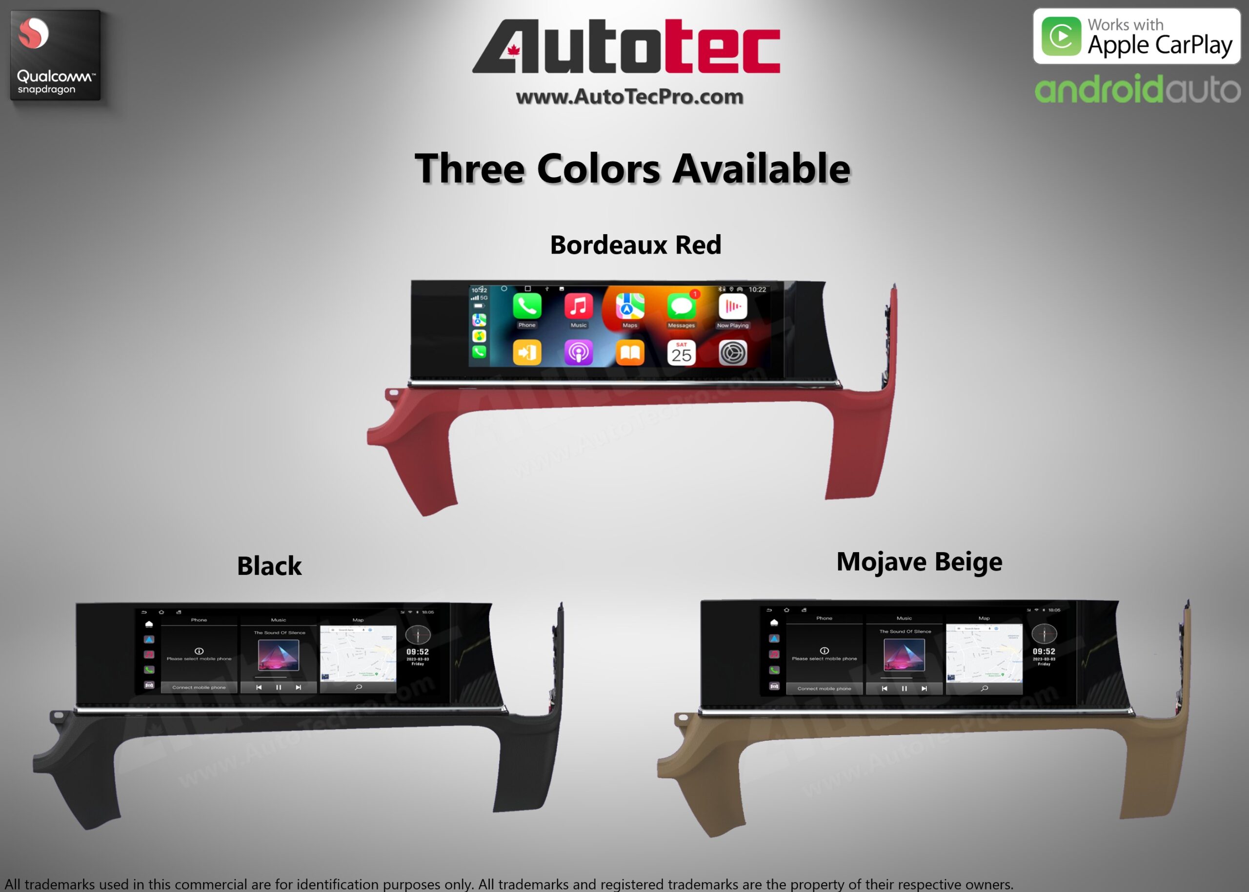 Porsche Cayenne (2017 – 2023) 15″ HD IPS Passenger Side Display | Video In Motion | WiFi | 4G LTE | CarPlay | Android Auto | Plug & Play