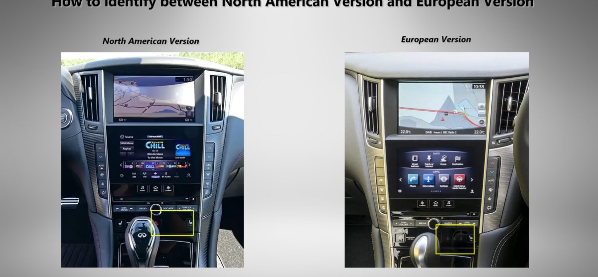 Infiniti Q50 / Q60 (2013 2021) 13.6″ (Mark VI) IPS HD 1080P Touch