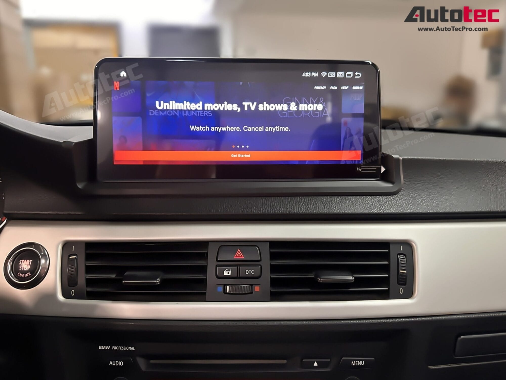 BMW 3 Series (2006 – 2012)  E90 / E91 / E92 OEM FIT 10.25″ /12.5″ HD Touch-Screen Android Navigation System | Android 14 | GPS | BT | Wifi | Camera | CarPlay