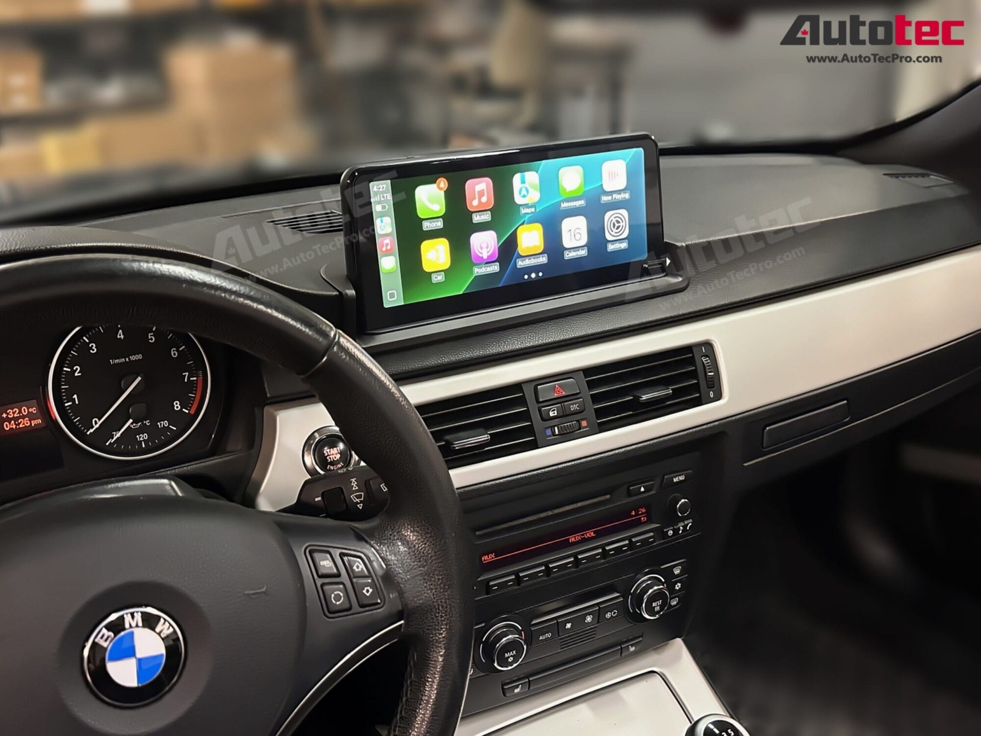 BMW 3 Series (2006 – 2012)  E90 / E91 / E92 OEM FIT 10.25″ /12.5″ HD Touch-Screen Android Navigation System | Android 14 | GPS | BT | Wifi | Camera | CarPlay