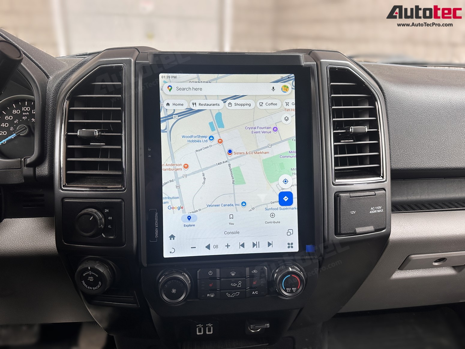Ford F250 | F350 | F450 (2017 – 2022)  12.1″ IPS Touch-Screen Android Navigation System | Android 13 | GPS | BT | Wifi | CarPlay | SYNC | 4G LTE