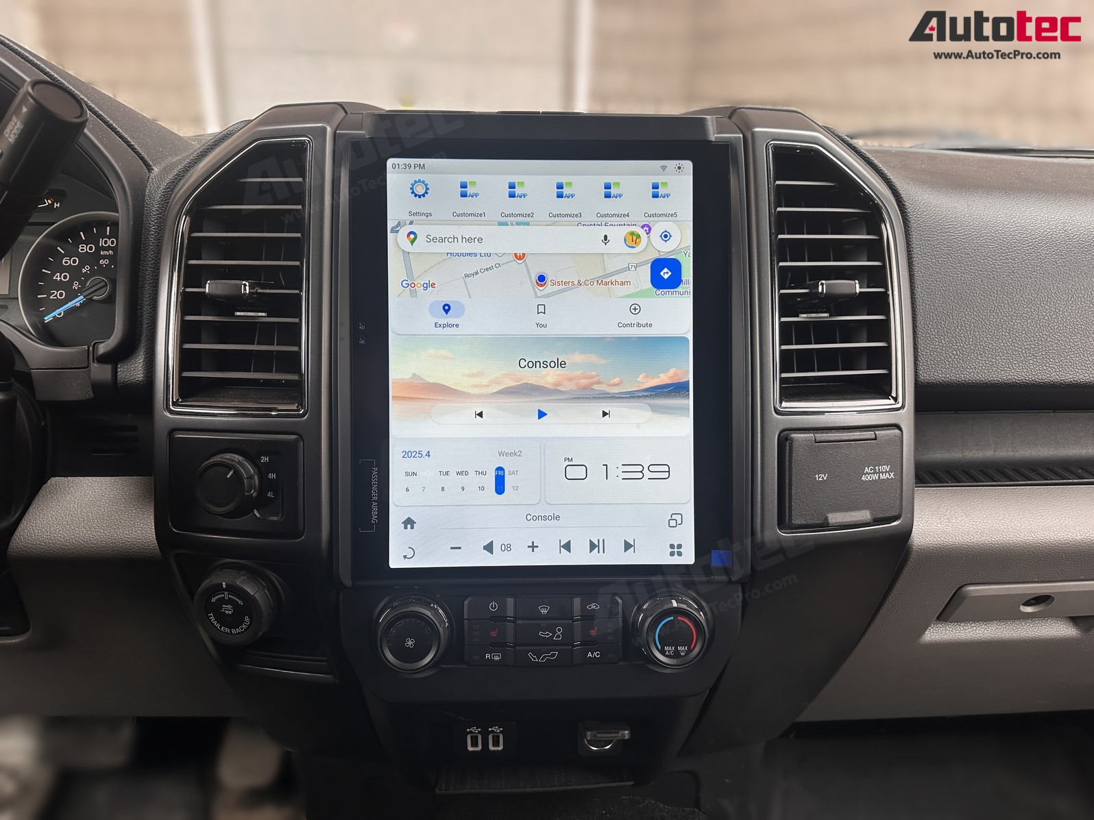 Ford F250 | F350 | F450 (2017 – 2022)  12.1″ IPS Touch-Screen Android Navigation System | Android 13 | GPS | BT | Wifi | CarPlay | SYNC | 4G LTE