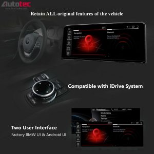 BMW 3 Series (2012 – 2018) F30 / F31 / F34 / F35 OEM FIT 10.25″/12.3″ HD Touch-Screen Navigation & Infotainment System | Android 14 | GPS | BT | Wifi | 4G LTE | Camera | CarPlay