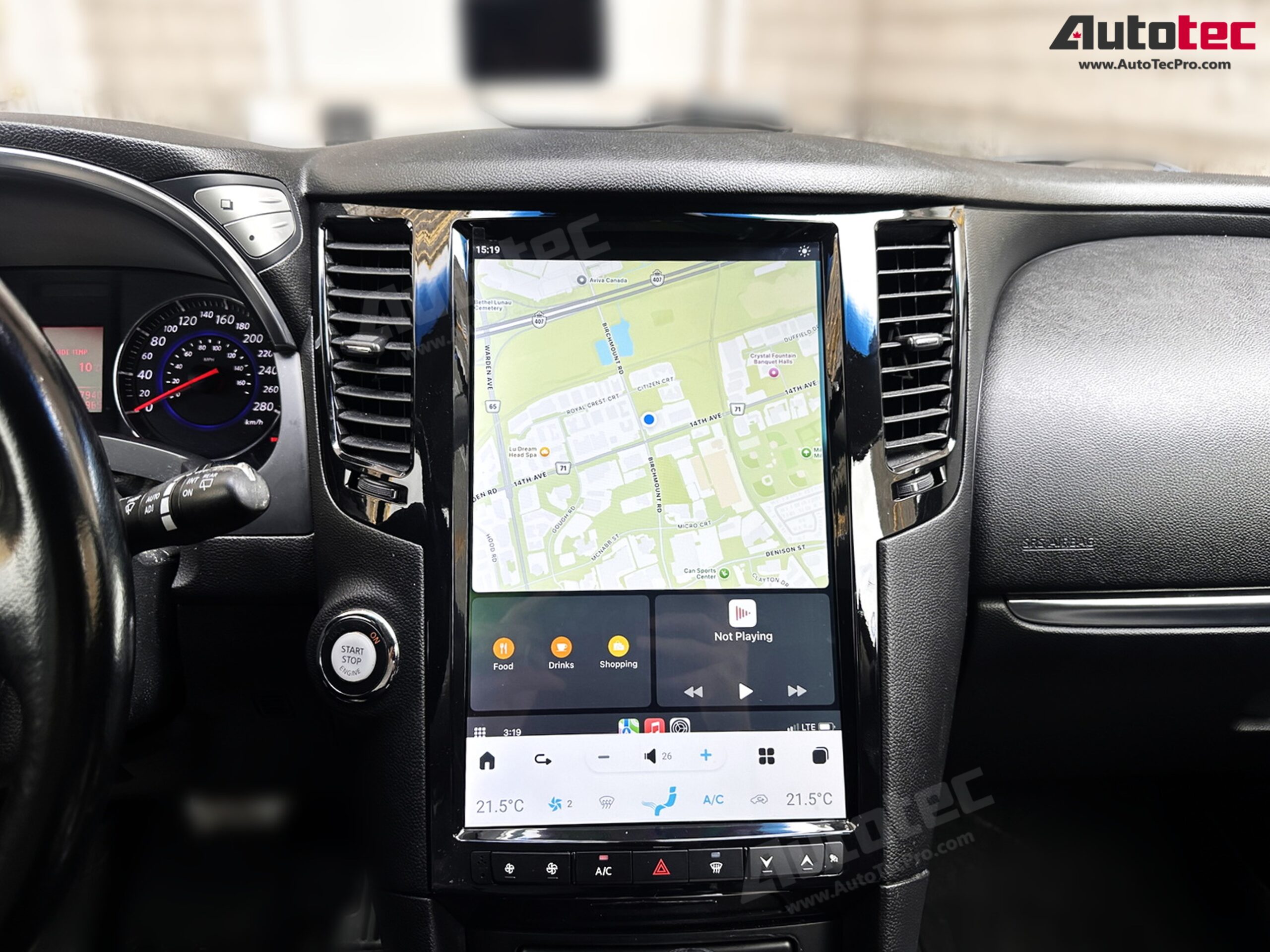 Infiniti FX25, FX35, FX37, FX45, FX50, QX70 14.4” HD IPS Touch-Screen Navigation & Infotainment System | Android 13 | GPS | BT | WiFi | Camera | CarPlay