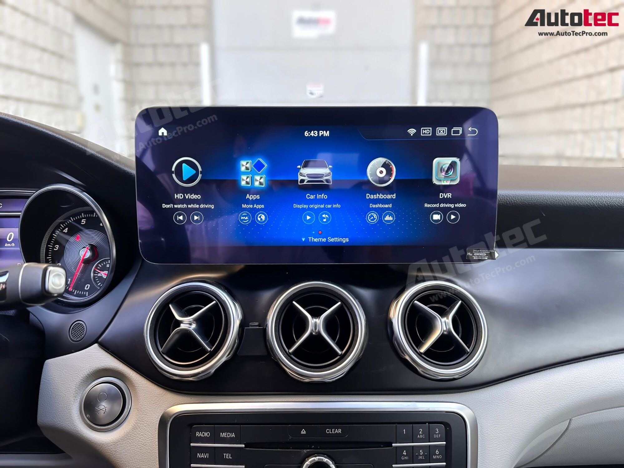 Mercedes-Benz GLA / CLA (2014 – 2019) Direct-Fit 10.25″ / 12.3″ HD IPS Touch-Screen Android Navigation System | Android 14 | GPS | BT | Wifi | Camera | CarPlay