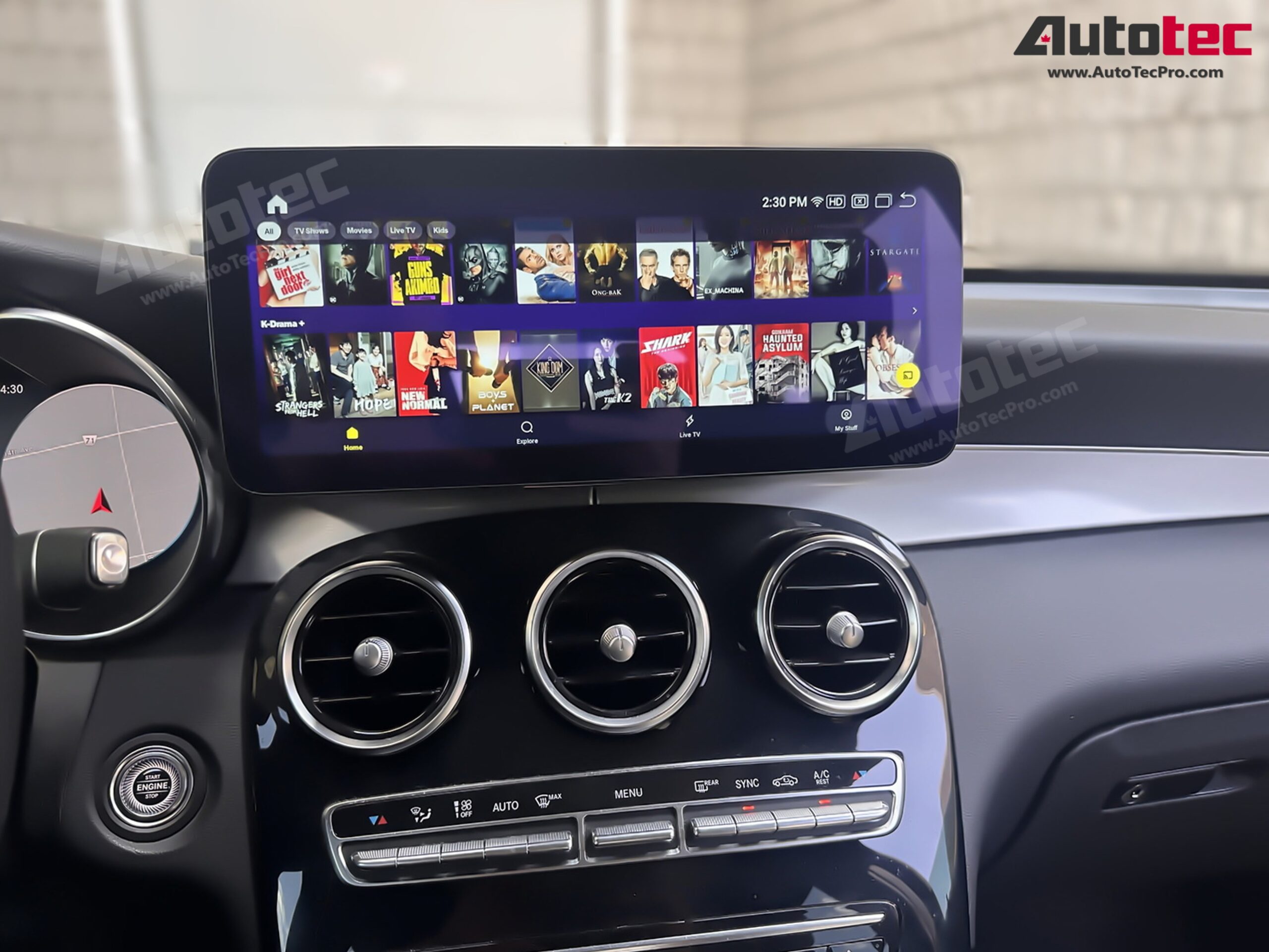Mercedes-Benz GLC (2015-2022 | X253/C253) 10.25″ / 12.3″ OEM-Fit HD IPS Touch-Screen Android Navigation & Infotainment System | Android 14 | GPS | BT | Wifi | 4G LTE | CarPlay