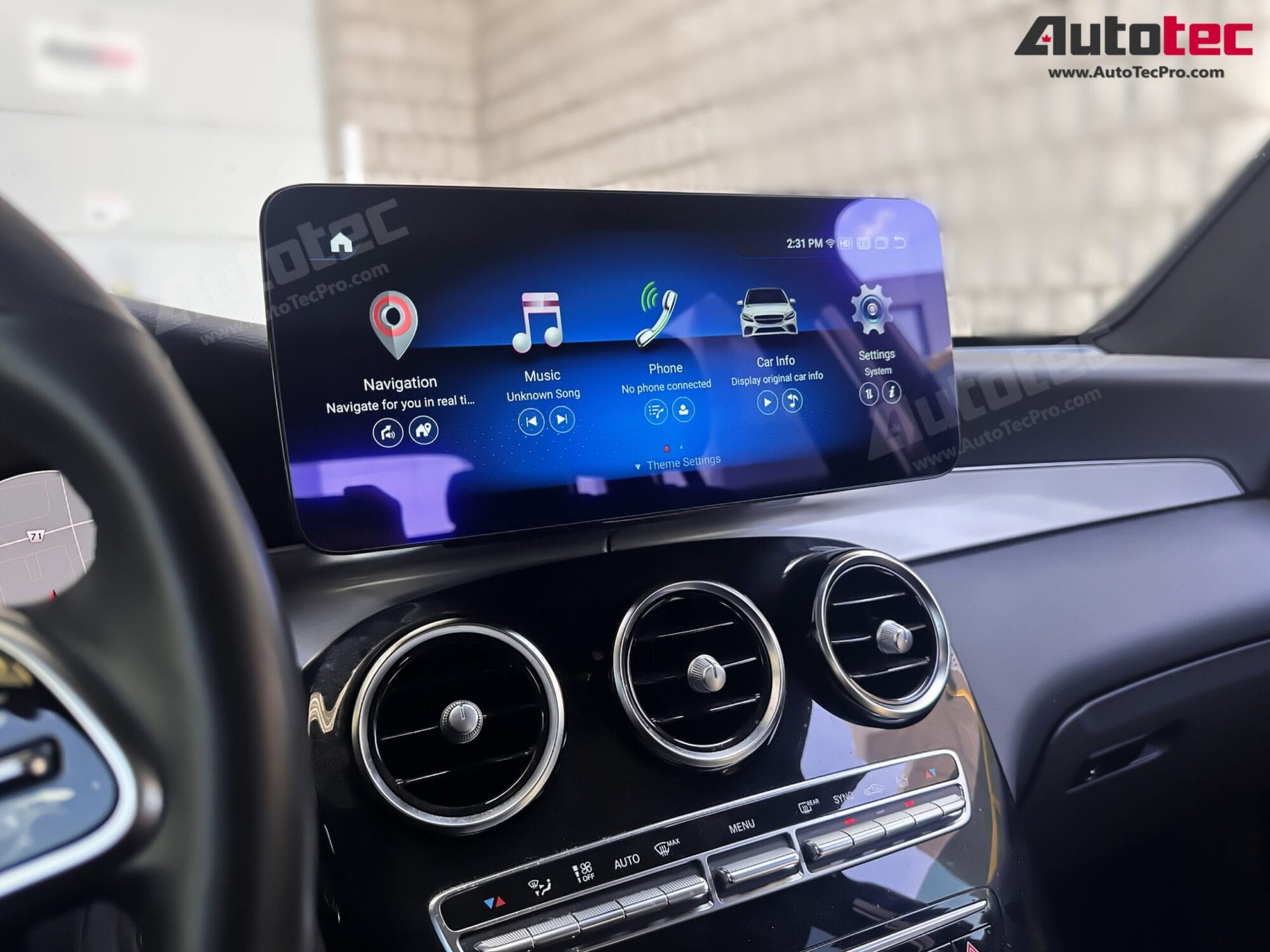 Mercedes-Benz GLC (2015-2022 | X253/C253) 10.25″ / 12.3″ OEM-Fit HD IPS Touch-Screen Android Navigation & Infotainment System | Android 14 | GPS | BT | Wifi | 4G LTE | CarPlay