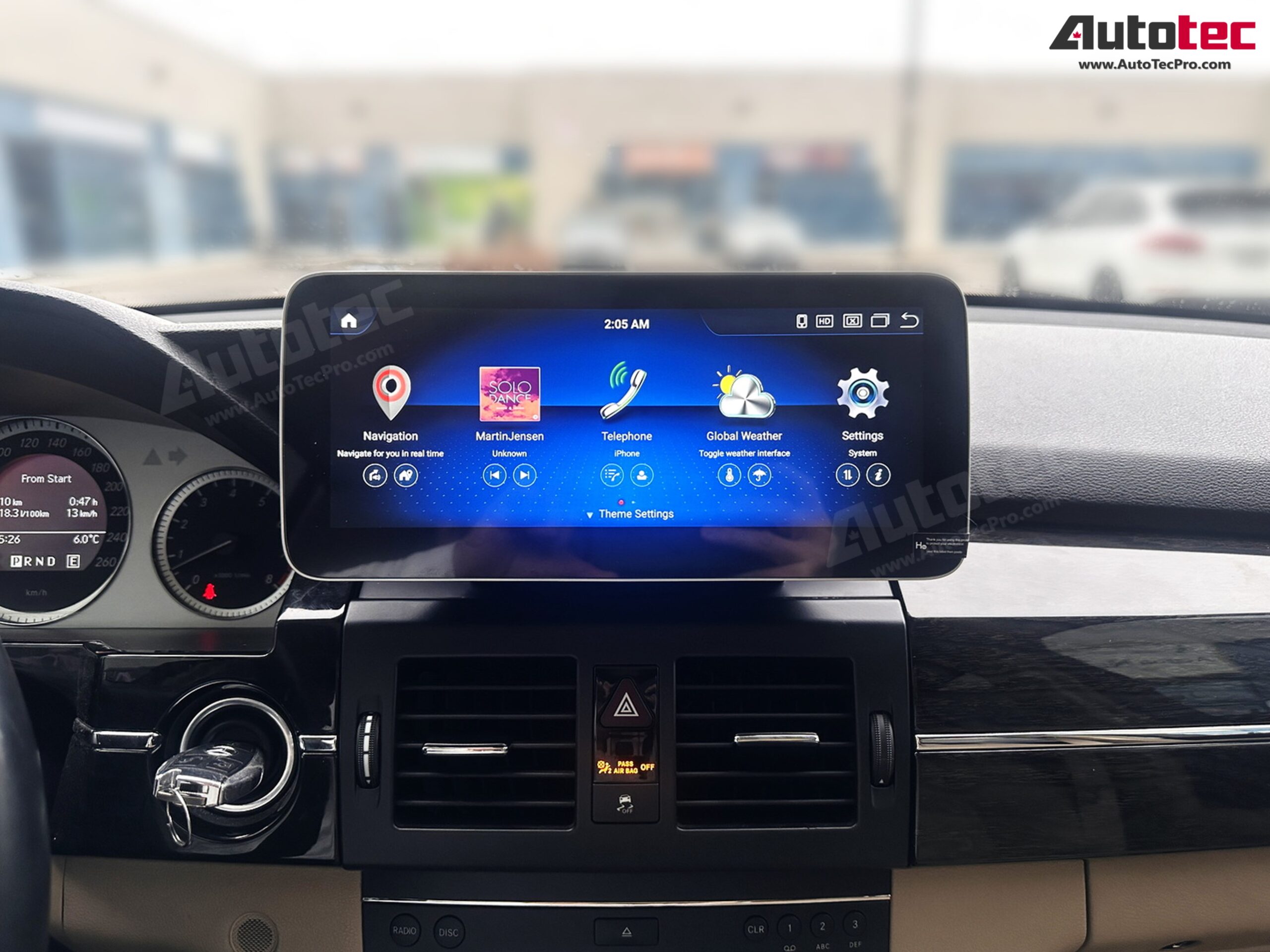 Mercedes-Benz GLK (2008-2012 | X204) Direct-Fit 10.25″ / 12.3″ HD IPS Touch-Screen Android Navigation | Android 14 | BT | CarPlay | Camera