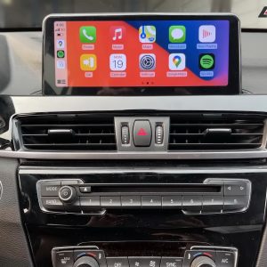 BMW X1 (2016 – 2018) F48 OEM FIT 10.25″HD Touch-Screen Android Navigation System | Android 14 | GPS | BT | Wifi | Camera | CarPlay