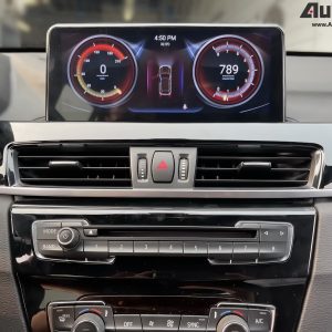 BMW X1 (2016 – 2018) F48 OEM FIT 10.25″HD Touch-Screen Android Navigation System | Android 14 | GPS | BT | Wifi | Camera | CarPlay