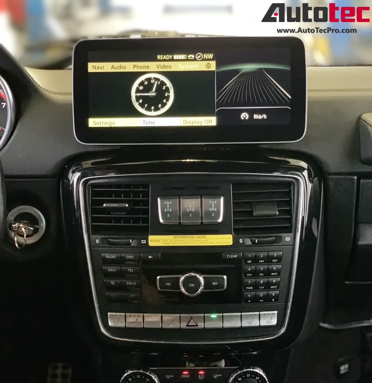 Mercedes W463 Radio 12,3 Zoll Umbau Android 12 CarPlay 4G in