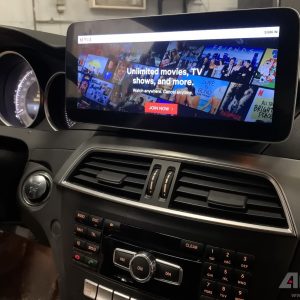 Mercedes-Benz C-Class (2012-2014 | W204 | NTG 4.5) Direct-Fit 10.25″ / 12.3″ HD IPS Touch-Screen Android Navigation System | Android 14 | GPS | BT | Wifi | 4G LTE | CarPlay