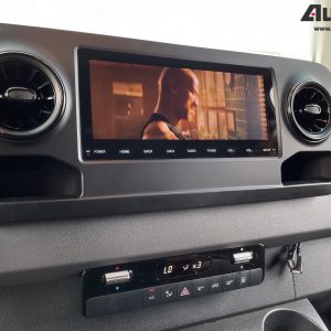 Mercedes-Benz Sprinter (2019 – 2024) Direct-Fit 10.25″ HD Touch-Screen Android Navigation System | Android 14 | GPS | BT | Wifi | CarPlay | Android Auto | Camera | 4G LTE – For Stock Basic Radio