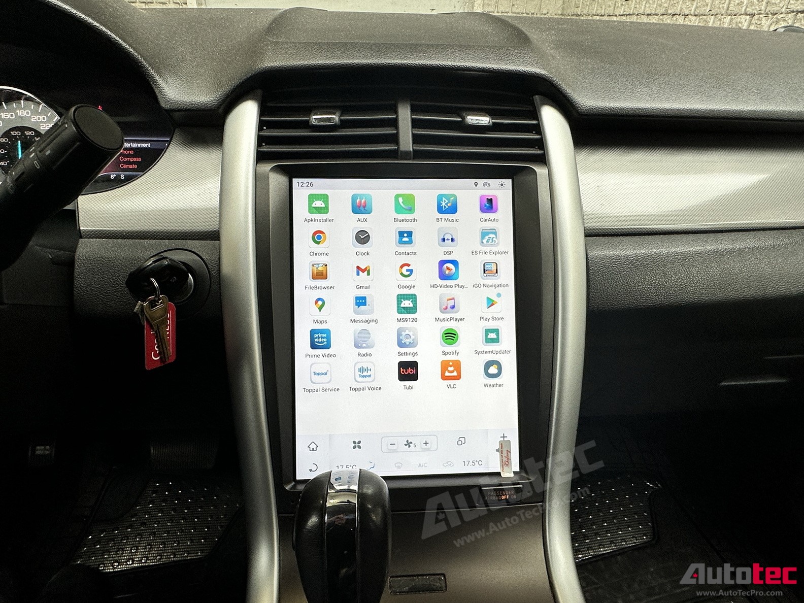 Ford Edge (2011 – 2014) 12.1″ IPS HD Touch-Screen Android Navigation System | Android 11 | GPS | BT | WiFi | Camera | CarPlay | Android Auto | 4G LTE