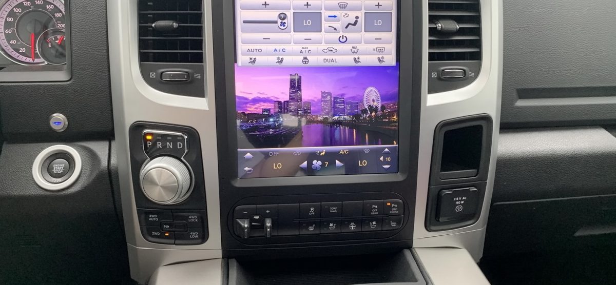 Dodge RAM (2013 – 2018) 12.1″ PX6 HD Tesla-Style Navigation