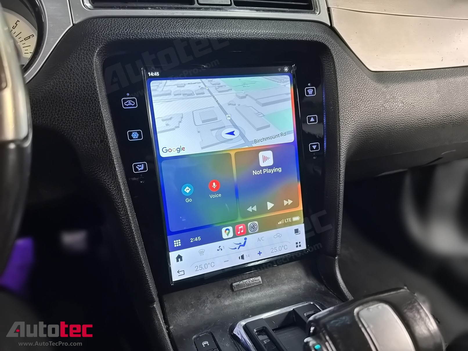 Ford Mustang (2010 – 2014)  12.1″ HD Touch-Screen Navigation & Infotainment System | Android 13 | GPS | BT | WiFi | Camera | CarPlay