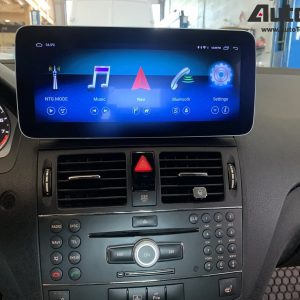 Mercedes-Benz C-Class (2007-2011 | W204) Direct-Fit 10.25″ / 12.3″ HD IPS Touch-Screen Android Navigation System | Android 14 | GPS | BT | Wifi | 4G LTE | Camera | CarPlay