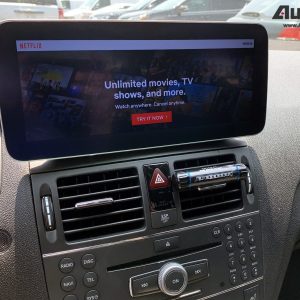Mercedes-Benz C-Class (2007-2011 | W204) Direct-Fit 10.25″ / 12.3″ HD IPS Touch-Screen Android Navigation System | Android 14 | GPS | BT | Wifi | 4G LTE | Camera | CarPlay