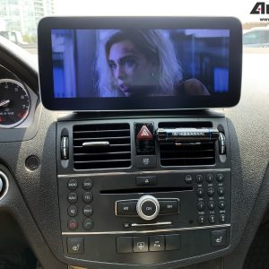 Mercedes-Benz C-Class (2007-2011 | W204) Direct-Fit 10.25″ / 12.3″ HD IPS Touch-Screen Android Navigation System | Android 14 | GPS | BT | Wifi | 4G LTE | Camera | CarPlay