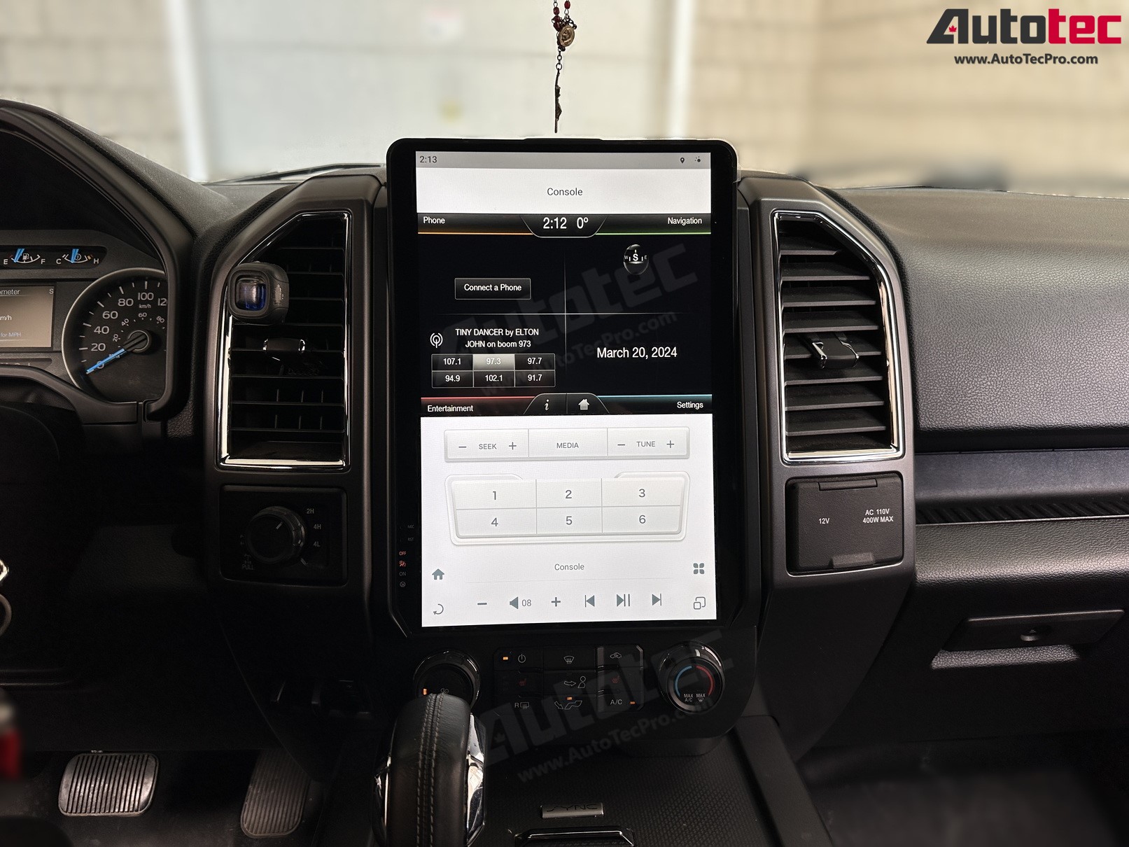 Ford F150 (2015 – 2021) 14.4″ IPS QHD 2K Touch-Screen Navigation & Infotainment System | Android 13 | GPS | BT | Wifi | CarPlay | SYNC | 4G LTE