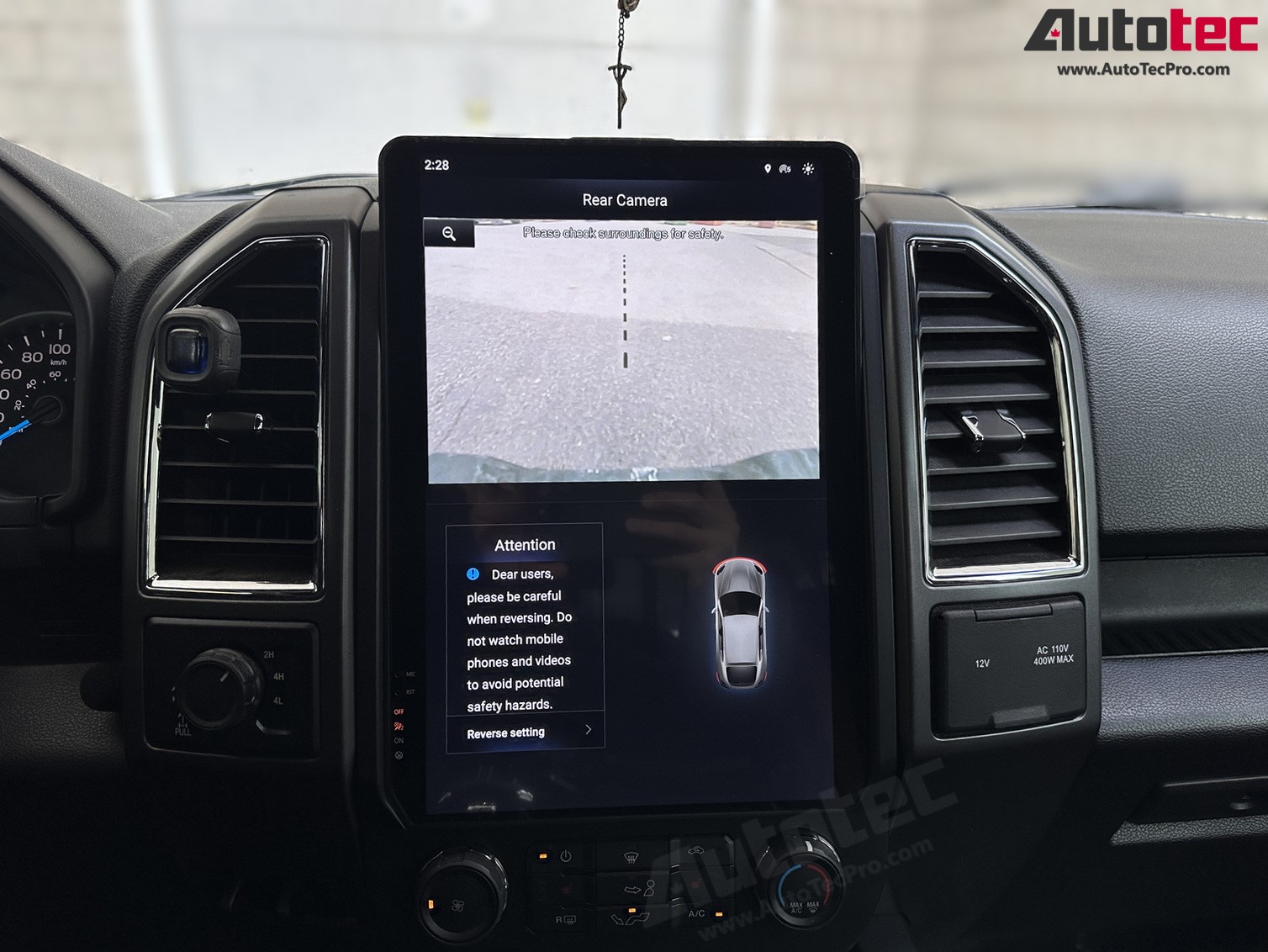 Ford F150 (2015 – 2021) 14.4″ IPS QHD 2K Touch-Screen Navigation & Infotainment System | Android 13 | GPS | BT | Wifi | CarPlay | SYNC | 4G LTE