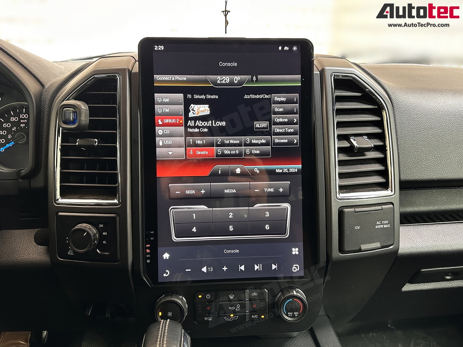 Ford F150 (2015 – 2021) 14.4″ IPS QHD 2K Touch-Screen Navigation & Infotainment System | Android 13 | GPS | BT | Wifi | CarPlay | SYNC | 4G LTE