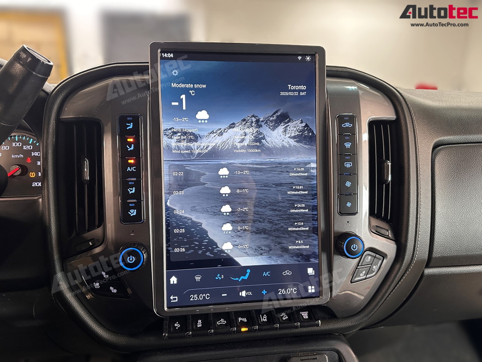 Chevrolet Silverado / GMC Sierra (2014 – 2019) 15.6″ IPS QHD 2K Touch-Screen Navigation & Infotainment System | Android 13 | GPS | BT | Wifi | CarPlay | Onstar | DSP | 4G LTE