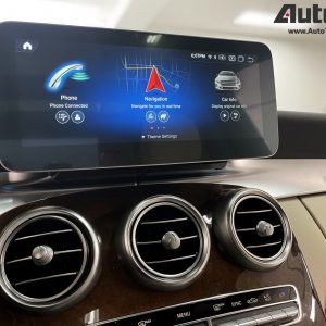 Mercedes-Benz C-Class (2015-2022 | W205) Direct-Fit 10.25″ / 12.3″ OEM-Fit HD IPS Touch-Screen Android Navigation & Infotainment System | Android 14 | GPS | BT | Wifi | 4G LTE | CarPlay