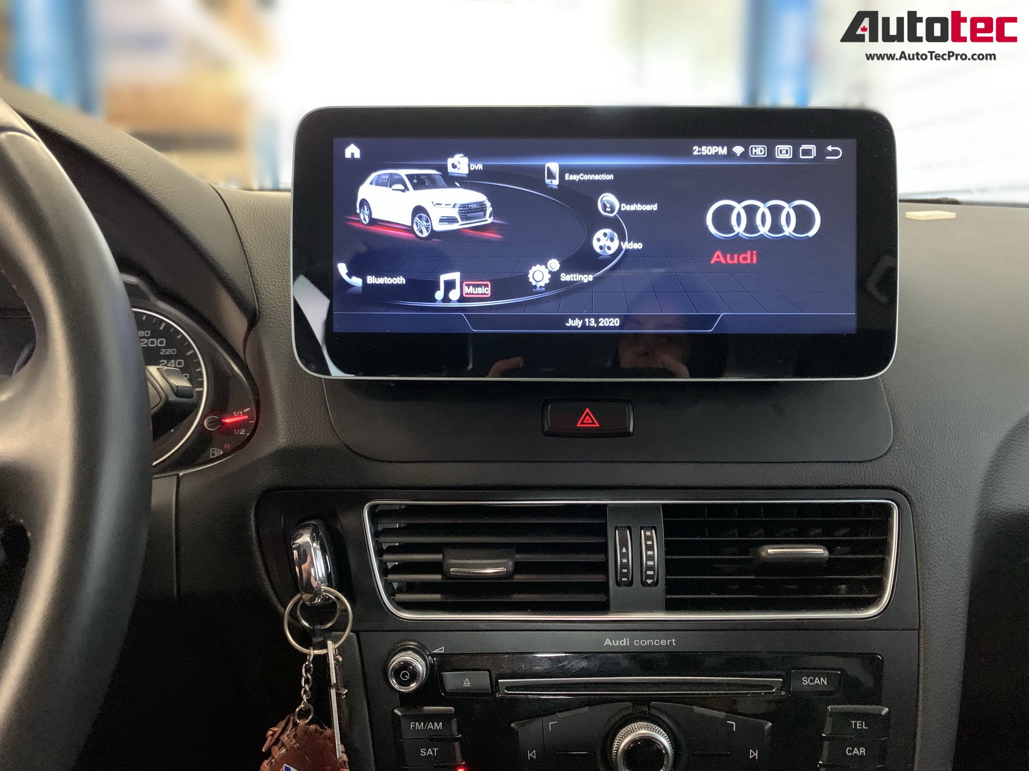 MAMSM Car Radio For Audi Q5 8R 2008 - 2017 Android 12 Multimedia