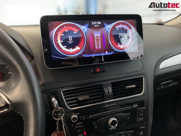 Linux Carplay 10.25 Pour Audi Q5 2009-2018 Car Autoradio GPS