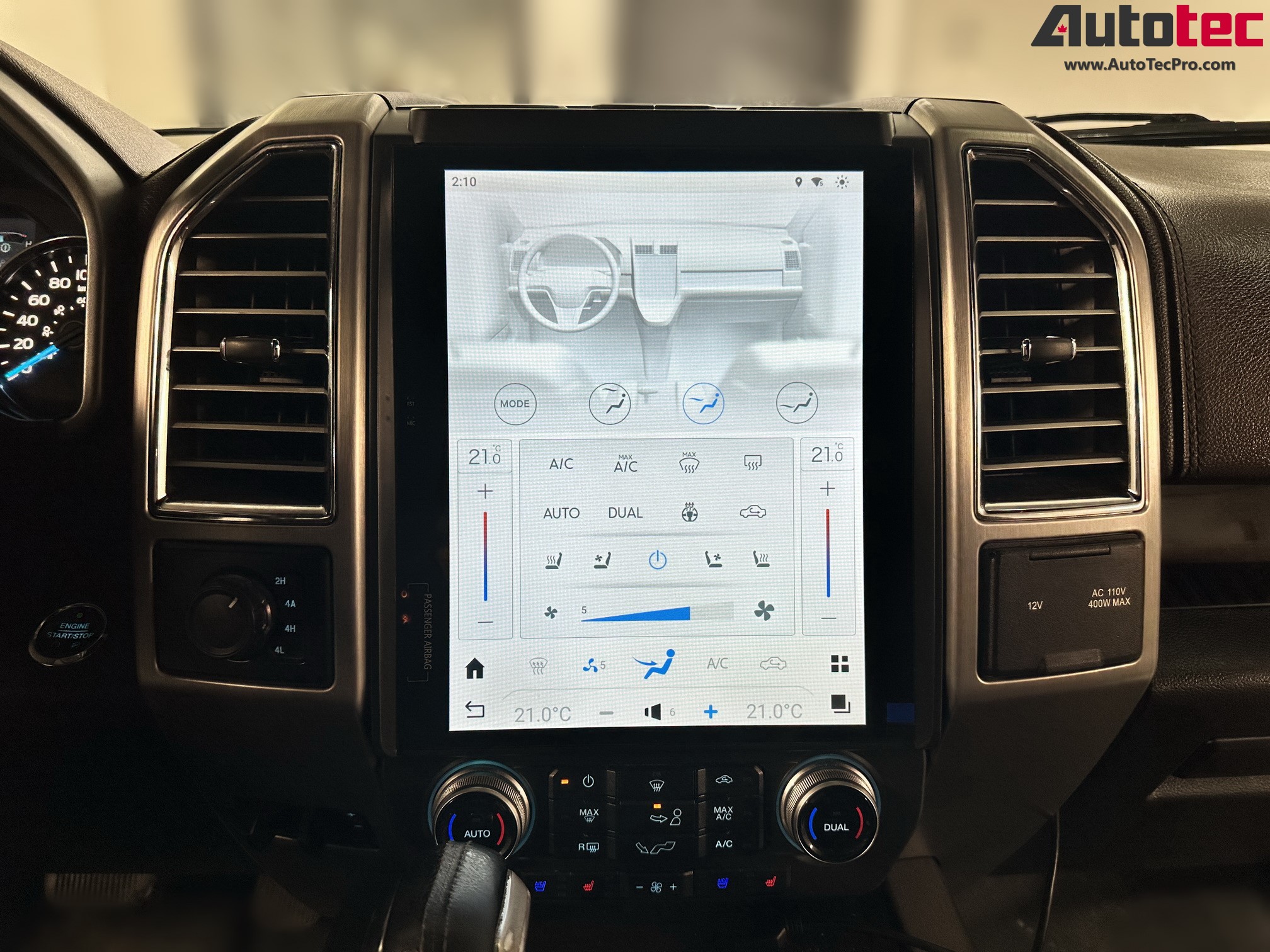 Ford F150 (2015 – 2021) 12.1″ IPS Touch-Screen Android Navigation System | Android 13 | GPS | BT | Wifi | CarPlay | SYNC | 4G LTE