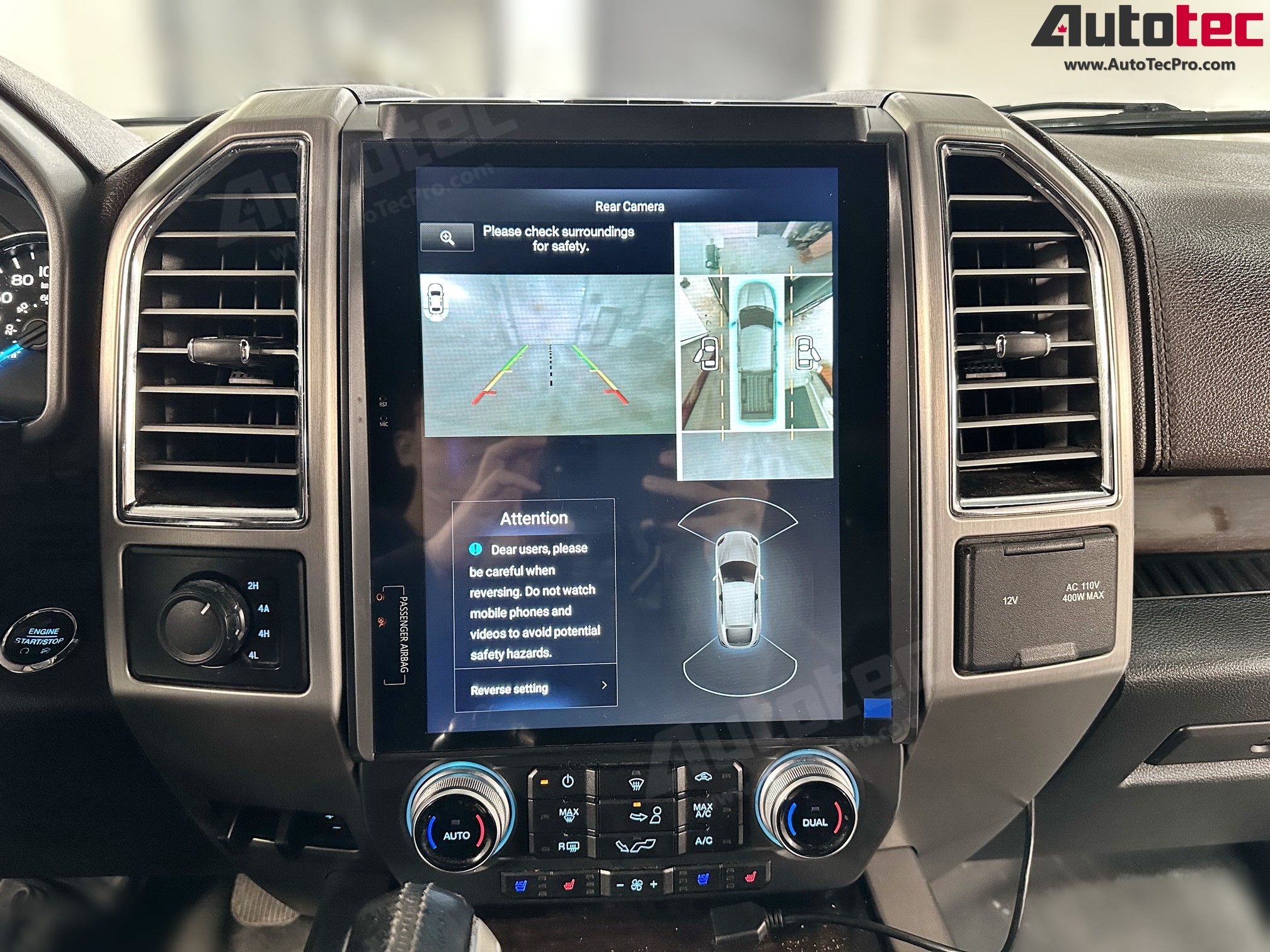 Ford F250 | F350 | F450 (2017 – 2022)  12.1″ IPS Touch-Screen Android Navigation System | Android 13 | GPS | BT | Wifi | CarPlay | SYNC | 4G LTE