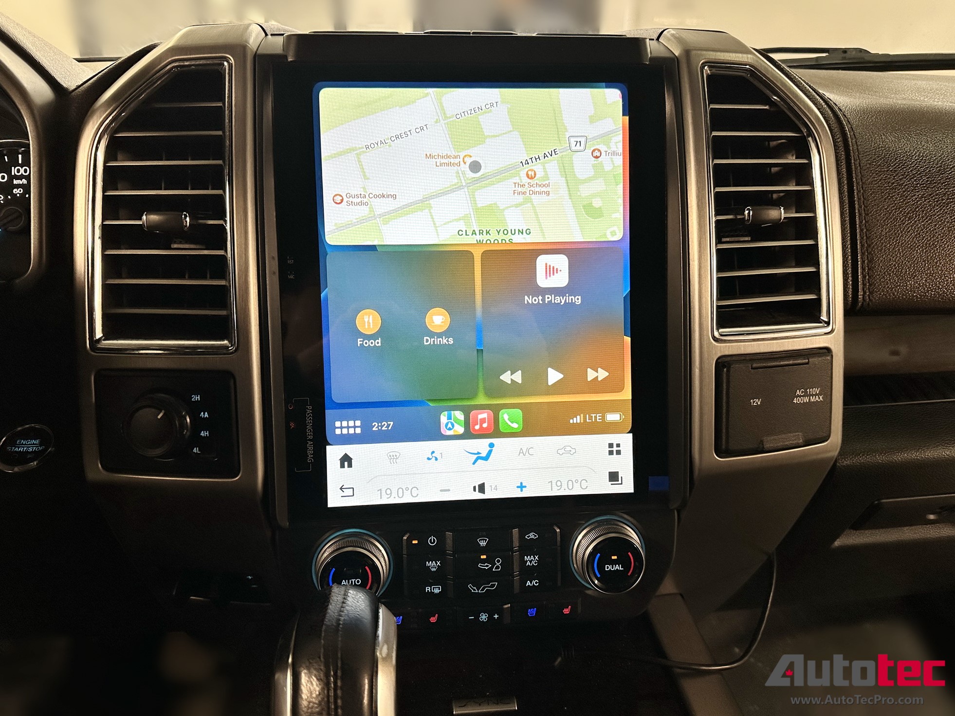 Ford F150 (2015 – 2021) 12.1″ IPS Touch-Screen Android Navigation System | Android 11 | GPS | BT | Wifi | CarPlay | SYNC | 4G LTE