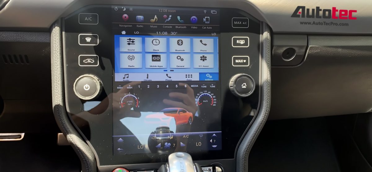 Ford Mustang (2015 – 2021) 10.4″ IPS HD Touch-Screen Android Navigation