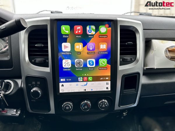 Dodge RAM (2013 – 2022) 12.1″ HD Tesla-Style Navigation & Infotainment ...